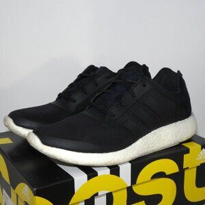 2014 Adidas Pureboost M Black White M20483 Kanye West Yeezy Mens US 11.5